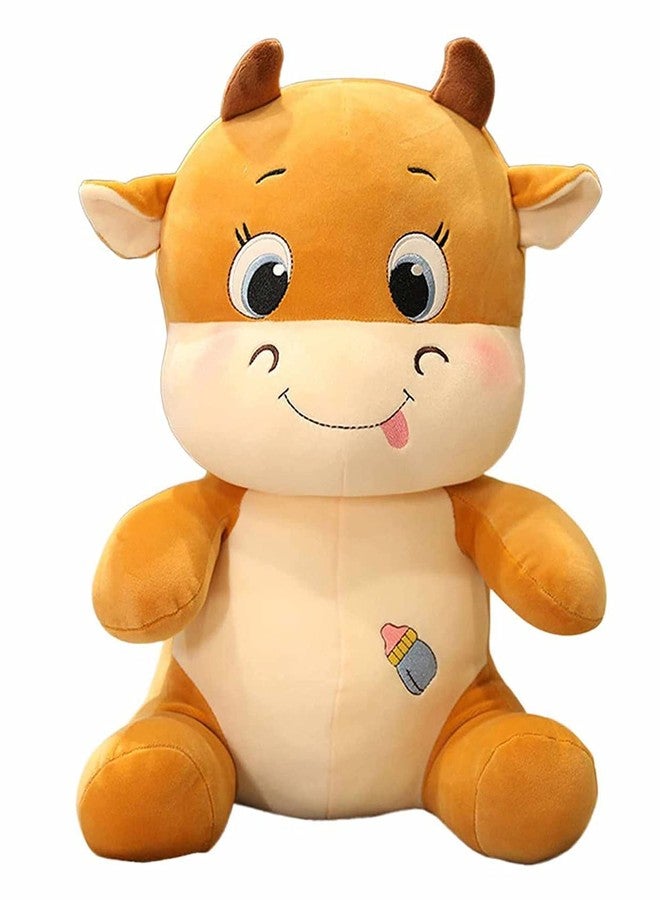 Babique Cow Bock Plush Soft Toy Cute Kids Animal Home Decor Boys/Girls (35 cm) - Image 1
